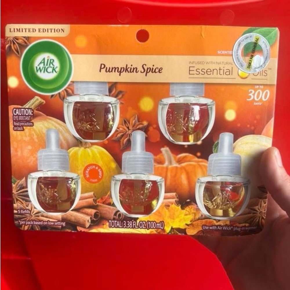 20 Refill bundle- Air Wick Pumpkin Spice Essential Oil Refills